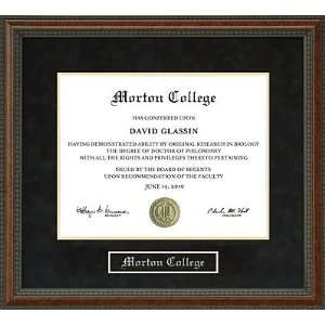 Morton College Diploma Frame 