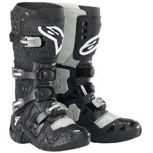  Tech 7 Supermoto Boots Black Size 10 Alpinestars 201259 10 