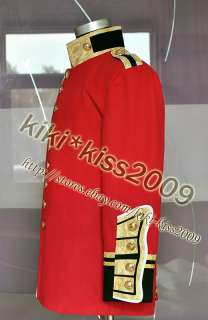 Military Uniform Coat Victorian Foot Guards Cashmere Coat Cosplay 