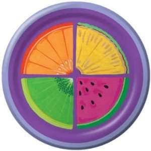  Luncheon Plate Fresh Fruits (8 per package) Toys & Games