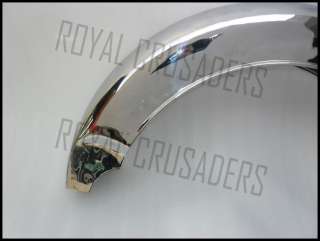 NEW NORTON DOMINATOR WIDELINE FRONT AND REAR CHROME MUDGUARDS  