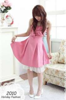 Spring Summer Lady Formal Tube Dress 931 Pink Sz 10 20  