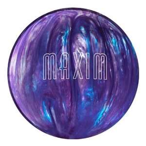  Ebonite Maxim Bowling Ball  Navy/Purple/Silver Sports 