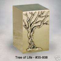 SOLID BRONZE TREE OF LIFE URN CREMATION URNS  