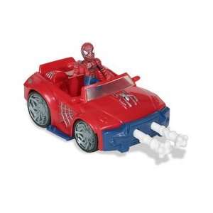 Super Heroes Squad Vehicle   Spider Man Racer Toys 