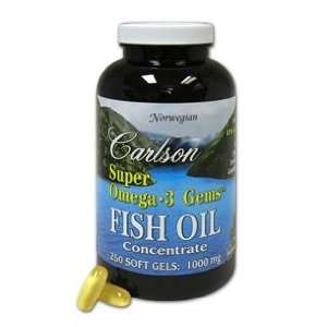   Carlson Labs   Super Omega 3 Fish Oil 250 gels 