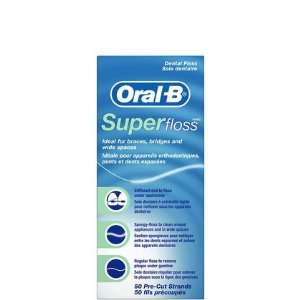  Oral B Super Floss Pre Cut Strands 50 ct (Pack of 6 