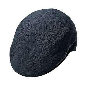   Knitted Polyester Ivy Ascot Newsboy Hat Cap Black 