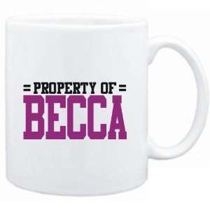    Mug White  Property of Becca  Female Names