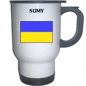  Ukraine   SUMY White Stainless Steel Mug Everything 