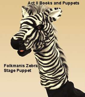 Folkmanis Zebra Stage Puppet   New 638348025654  