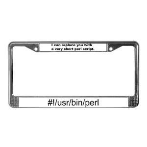  Geek License Plate Frame by  