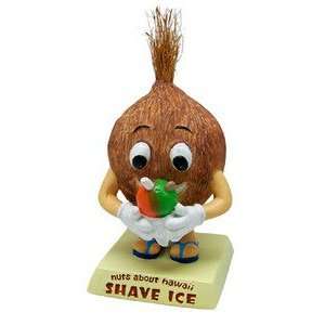  Hawaiian Nuts About Hawaii Bobble Head Figurine Shave Ice 