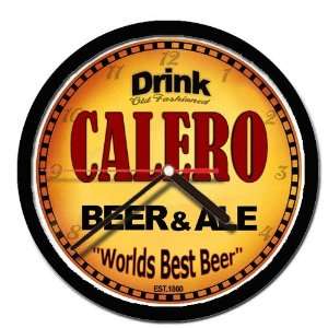  CALERO beer and ale cerveza wall clock 