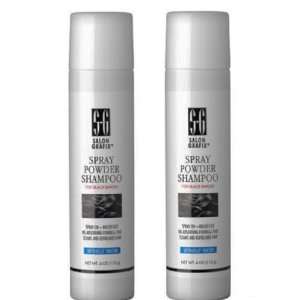  Salon Grafix Spray Dry Shampoo~For Black Shades 4 Oz (2 
