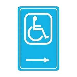 Sign,14x10,handicapped Pictogram   BRADY  Industrial 