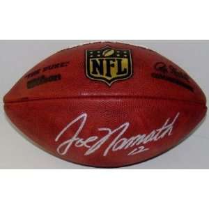  Signed Joe Namath Football   JSA   Autographed Footballs 