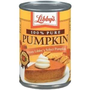 Libbys Pumpkin 15 oz can (20 can case)  Grocery & Gourmet 