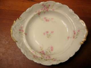   HAVILAND LIMOGES PINK FLORAL SPRAY DOME TOP BUTTER DISH INSERT  