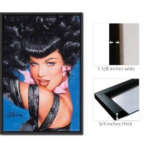  Framed Bettie Page Eyes Poster Olivia Pin up Fr 24952 