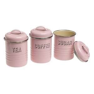  Typhoon Vintage Kitchen Small Canisters with Matching Lids 