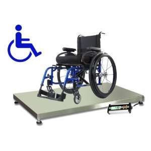   LB Digital Floor Wheelchair Scale 35 x 24 Platform Medical Electronic