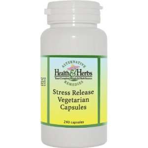 Alternative Health & Herbs Remedies Stress Release Vegetarian Capsules 