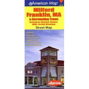   Map 512426 Milford And Franklin, MA Street Map