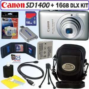  Canon PowerShot SD1400IS 14.1 MP Digital Camera (Silver 