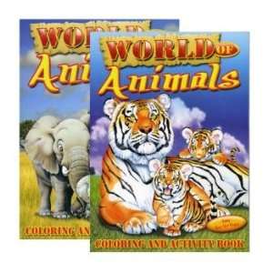 World of Animals Coloring & Activity Book Case Pack 48 