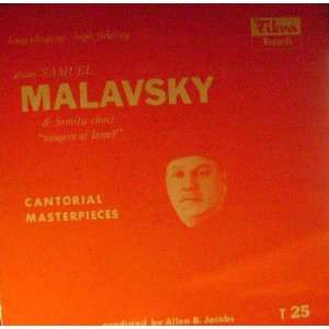  Samuel Malavsky   Cantorial Masterpieces LP Singers Of 