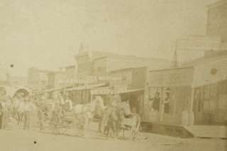 Vintage 5x8 Photo Stillwater Oklahoma 1890s Land Rush Old Western 