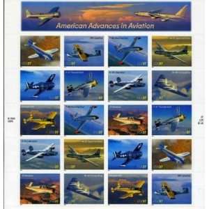  American Aviation 20 x 37 Cent U.S. Postage Stamps 2004 