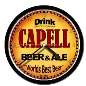  CAPELL beer and ale cerveza wall clock 