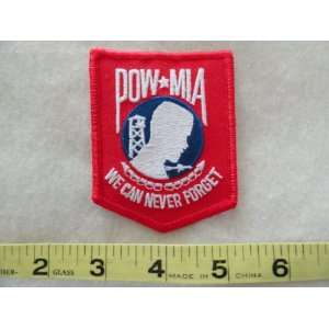 POW MIA   We Can Never Forget Patch