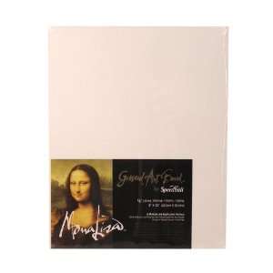   Mona Lisa 8 Inch by 10 Inch Gessoed Art Board Arts, Crafts & Sewing