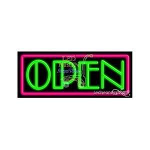  Open Neon Sign 13 Tall x 32 Wide x 3 Deep Everything 