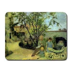  Garden In Rue Carcel By Paul Gauguin Mouse Pad Office 