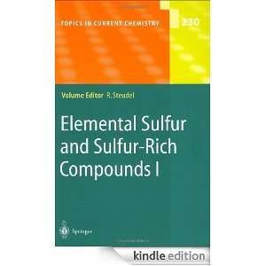 Elemental Sulfur and Sulfur Rich Compounds I v. 1 (Topics in Current 