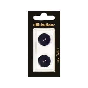  Dill Buttons 18mm 2 Hole Navy 2 pc (6 Pack)
