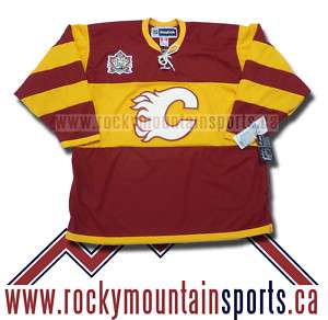 CALGARY FLAMES 2011 HERITAGE CLASSIC JERSEY SIZE XL  