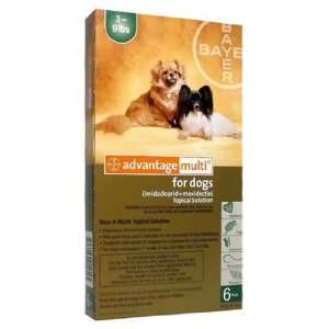  Advantage Multi for Dogs 3 9 Lbs. 6 Month Supply Pet 