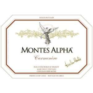 2008 Montes Alpha Carmenere Chile 750ml Grocery & Gourmet 