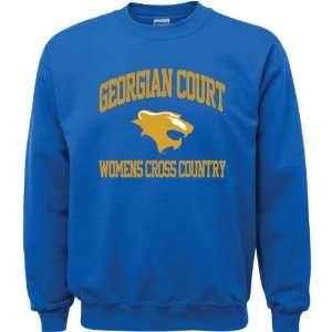 Georgian Court Lions Royal Blue Youth Womens Cross Country Arch 