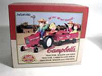 Campbells Soup Farm Tractor w 4 Characters Ertl Diecast  