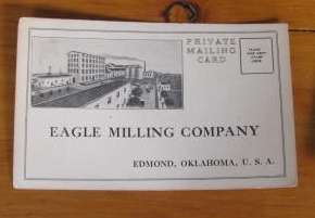 Eagle Milling Co. Edmond, Ok Private Mailing Card Batch of 3  