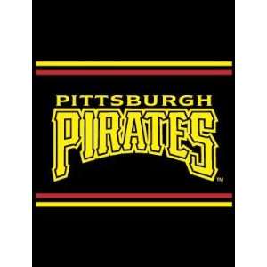   Pittsburgh Pirates Classic Design Afghan / Blanket