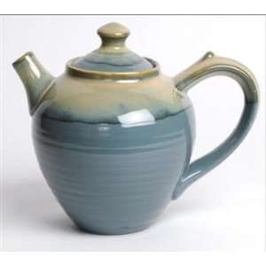  Tumbleweed Pottery 5511LB Tea Pot   Light Blue Kitchen 
