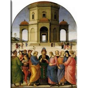   Virgin 12x16 Streched Canvas Art by Perugino, Pietro