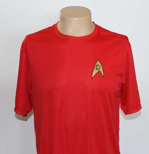 Star Engineer Red Uniform T Shirt 4 Trek Fans Costume C  